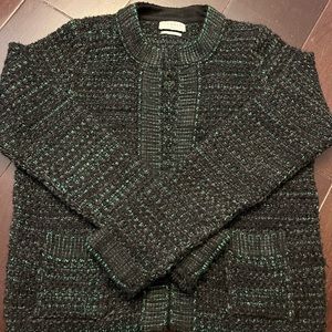 Sandro tweed crop jacket